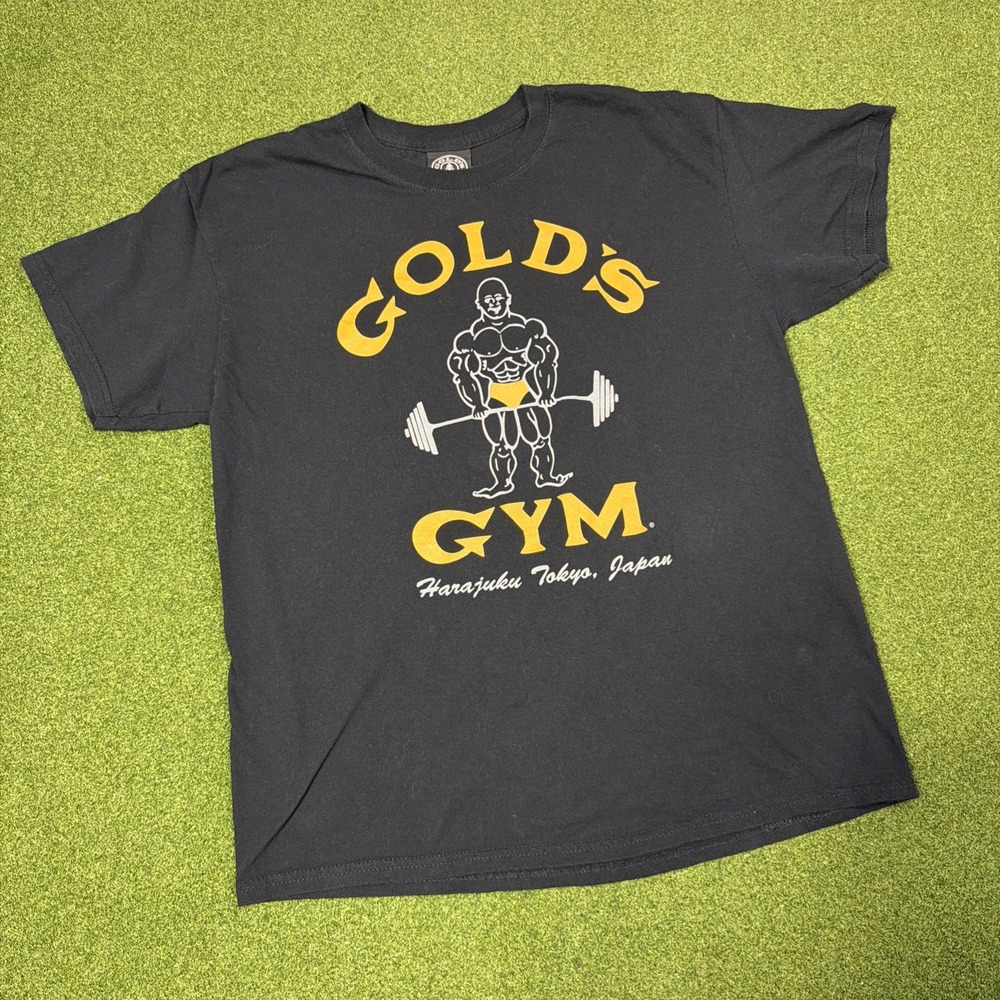 Gold's Gym Japan Exclusive T-Shirt Tokyo Limited Edition Black Large